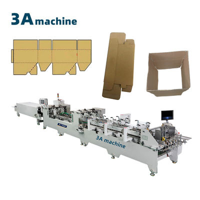 Taille maximale 2 118 cm machine à coller à double verrouillage pour carton/boîte ondulée
