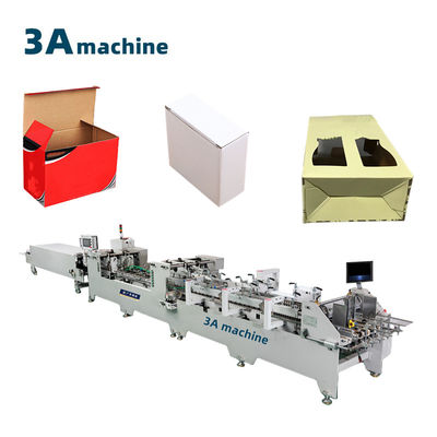 Carton/boîte ondulée à double verrouillage, diffuseur de colle à fond à grande vitesse, machine à coller les dossiers 1300*JGKW