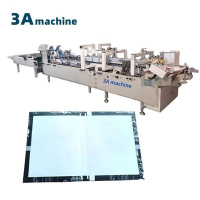 CQT800BS Machine automatique de collage à double face de couverture de livre avec vitesse maximale de revêtement 250 m/min