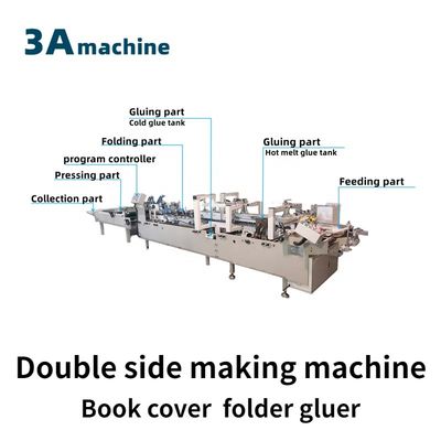 CQT-800BS Machine automatique de collage de couverture de livre avec une largeur maximale de 650 mm