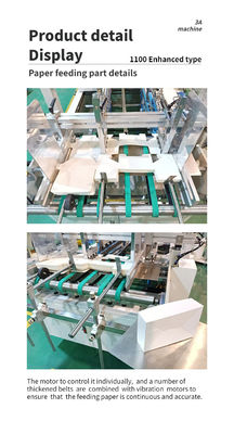 CQT1100 machine à coller à pliage automatique de type amélioré pour des performances constantes