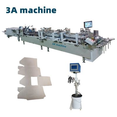 10 kW CQT-1100 Gluer automatique amélioré pour la production de boîtes en carton