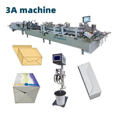7.5KW CQT-900 Amélioration de la boîte automatique pliante machine de colle pour les besoins du client