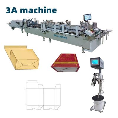 Grade automatique automatique CQT-900 boîte de papier améliorée solution de colle et d'assemblage