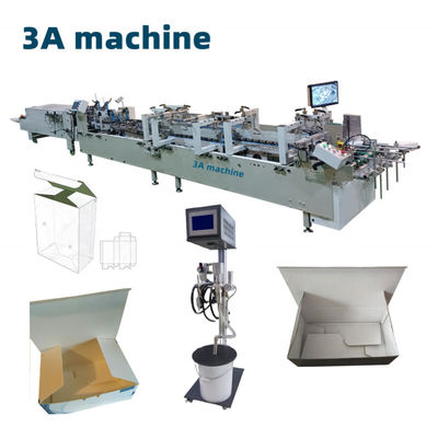 Machine automatique de pliage et de collage de boîtes CQT-900 améliorée pour le collage de carton double
