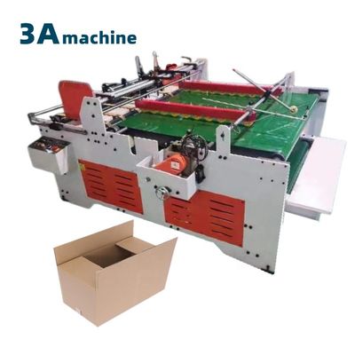 CQT-1800JGKW Presse à carton ondulé semi-automatique pour les dossiers de collage 2360*2300*1250 mm