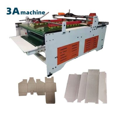 CQT-1800JGKW Machine de formage du papier semi-automatique presses carton ondulé du dossier de colle