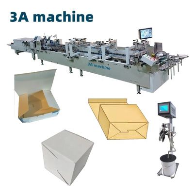 Machine automatique de collage des feuilles CQT-900 de type amélioré avec colle froide soluble dans l'eau