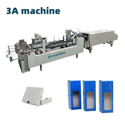 Condition CQT-800 Carton/boîte ondulée à lignes droites, machine à coller les dossiers 250 m/min