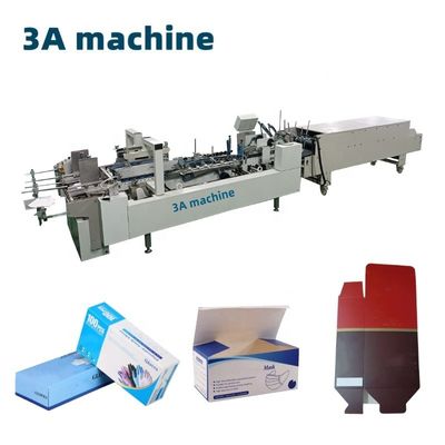 3.5m*1.1m*1.4m CQT-800 Machine à coller des cartons pour le pliage et la colle de cartons en ligne droite