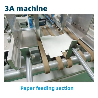 3.5m*1.1m*1.4m CQT-800 Machine à coller des cartons pour le pliage et la colle de cartons en ligne droite