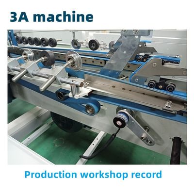 3.5m*1.1m*1.4m CQT-800 Machine à coller des cartons pour le pliage et la colle de cartons en ligne droite