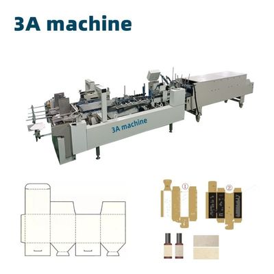 CQT-800 boîte en carton/ligne droite ondulée machine à coller des dossiers automatiques