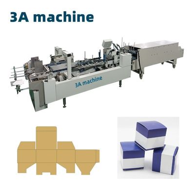 CQT-800 boîte en carton/ligne droite ondulée machine à coller des dossiers automatiques