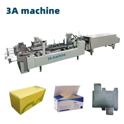 CQT-800 boîte en carton/ligne droite ondulée machine à coller des dossiers automatiques