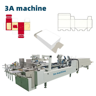 3A PLC CQT 800 Machine à coller lourdement pour carton/boîtes droites ondulées