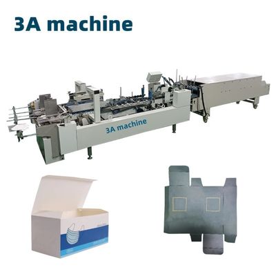 CQT 800 Machine de pliage et de collage de boîtes en carton/lignes droites ondulées avec 3A PLC