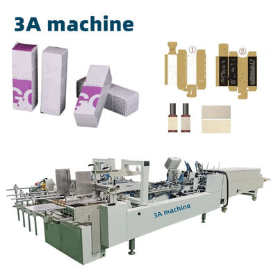 CQT 800 Machine à plier et coller en carton/en carton ondulé en ligne droite avec fonction