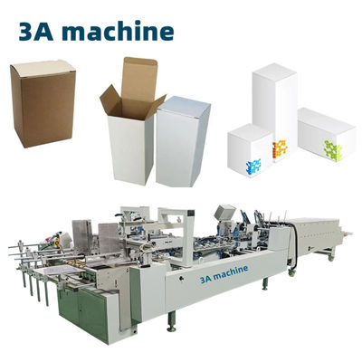 CQT 800 Carton/boîte à lignes droites ondulée machine à coller des dossiers semi-automatique