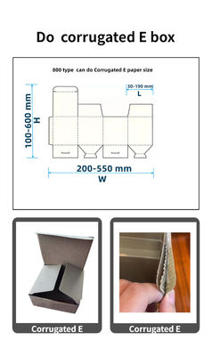 CQT 800 Carton/boîte à lignes droites ondulée machine à coller des dossiers semi-automatique
