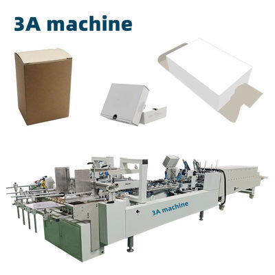 CQT 800 Carton/boîte à lignes droites ondulée machine à coller des dossiers semi-automatique