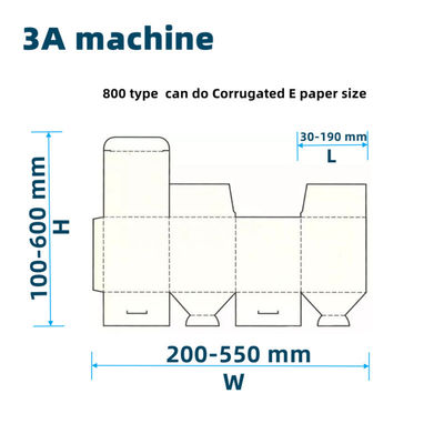 CQT 800 à entraînement électrique, pliage en ligne droite pour usine de fabrication