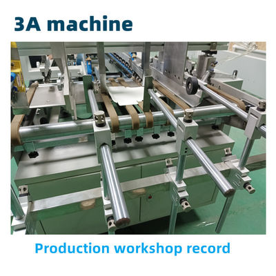 Machine à coller les dossiers CQT 800A pour coller automatiquement les mini cartons/boîtes ondulées