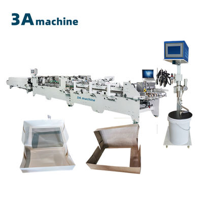 Facile d'utilisation CQT-1300 machine à coller des dossiers pour 4 boîtes de coin et 6 boîtes de papier de coin