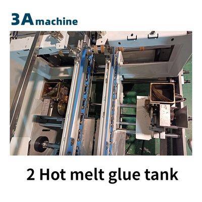 250m/min Vitesse PLC Composants de base CQT-800BS Machine automatique de collage de couverture de livre