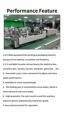 CQT-800 Machine automatique de collage pour papier d'aluminium et boîte d'emballage en papier d'étain
