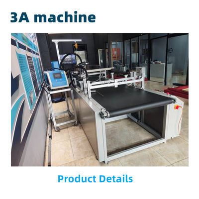 800*600mm Plage de colle Taille Machine de pulvérisation d'adhésif à fusion chaude pour le pliage et la colle de boîtes