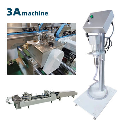 Facile à utiliser composants de base PLC CQT-machine de colle automatique pour le collecteur de dossiers de boîte