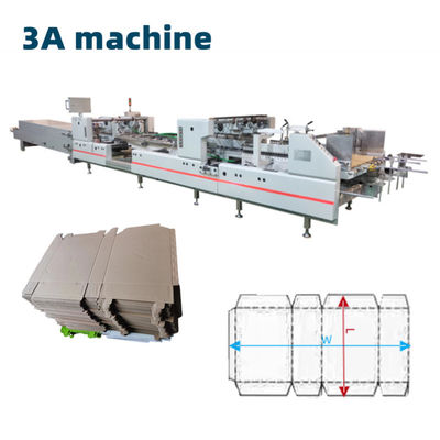 Facile à utiliser CQT-1300 Machine de colle automatique de dossier pour boîte plate boîte en carton