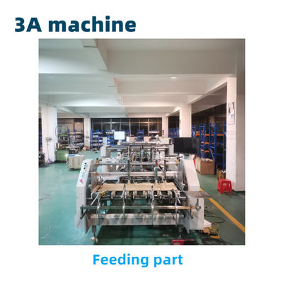 Facile à utiliser CQT-1300 Machine de colle automatique de dossier pour boîte plate boîte en carton
