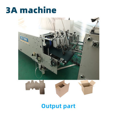 Facile à utiliser CQT-1300 Machine de colle automatique de dossier pour boîte plate boîte en carton