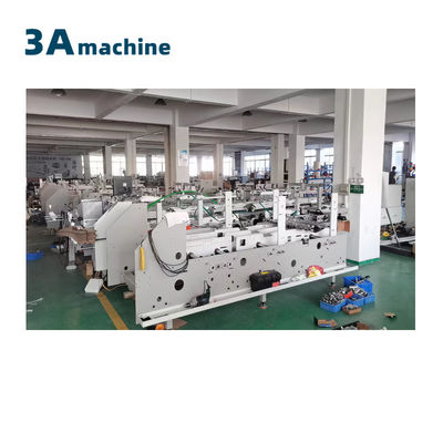 Machine de collage de dossiers à commande PLC avancée pour boîte à 4 coins et boîte à papier à 6 coins