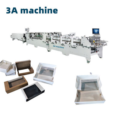 Machine de collage de dossiers CQT850 avancée pour le pliage de papier en carton à 4 coins