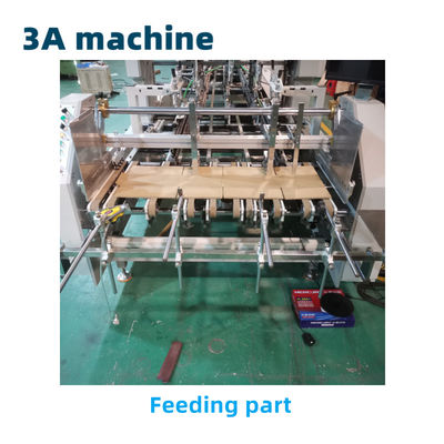 PLC contrôlée CQT-800WK-1 machine à coller des dossiers en carton ondulé pour l'emballage de boîtes