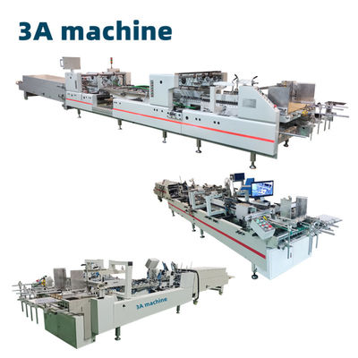 Machines à coller des dossiers professionnels pour la production de boîtes en carton
