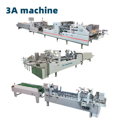 Machine à coller des dossiers pour carton ondulé Carton boîte CQT-800A Type de papier 200g-650g