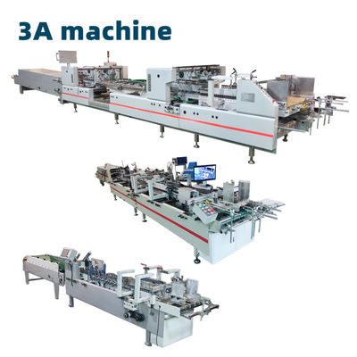 Machine à coller automatiquement des dossiers pour carton ondulé