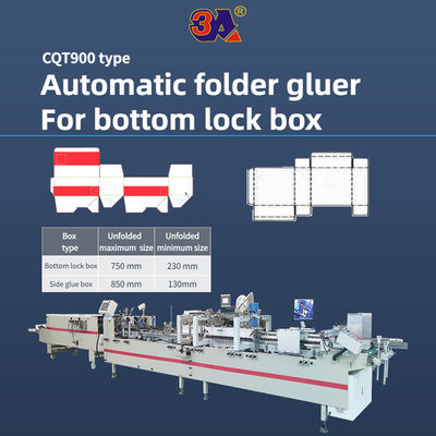 Machine à coller automatiquement des dossiers pour carton ondulé