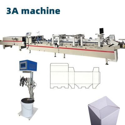 Machine de collage de dossiers avancée CQT-900 pour le pliage et la colle automatiques du carton