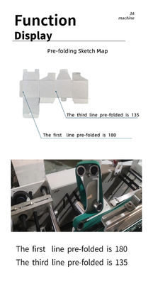 CQT-900 boîtes pliantes machine de type amélioré boîte pliante colle pour l'emballage de boîtes faciles