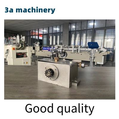 Matériau d'emballage de papier Machine à coller le dossier en fonctionnement lisse