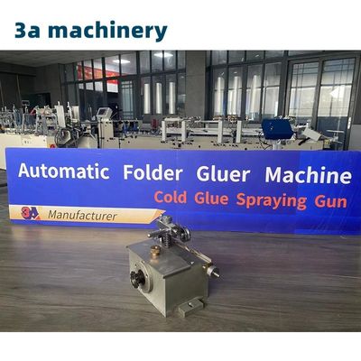 Matériau d'emballage de papier Machine à coller le dossier en fonctionnement lisse